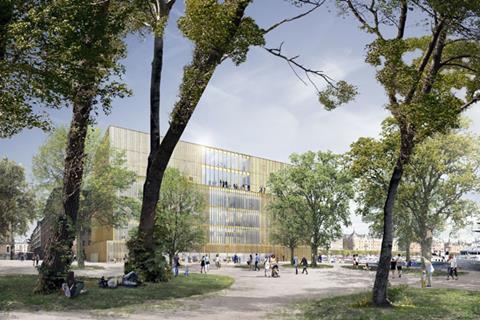 David Chipperfield Architects - Nobel Centre, Stockholm - view from south - public place